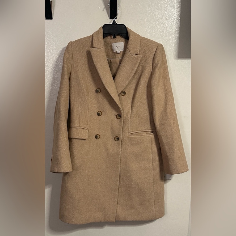 Wool blend long coat - Picture 4 of 5